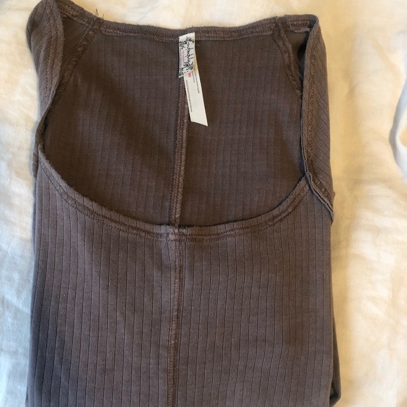 Free people square neck fitted top - Picture 2 of 4